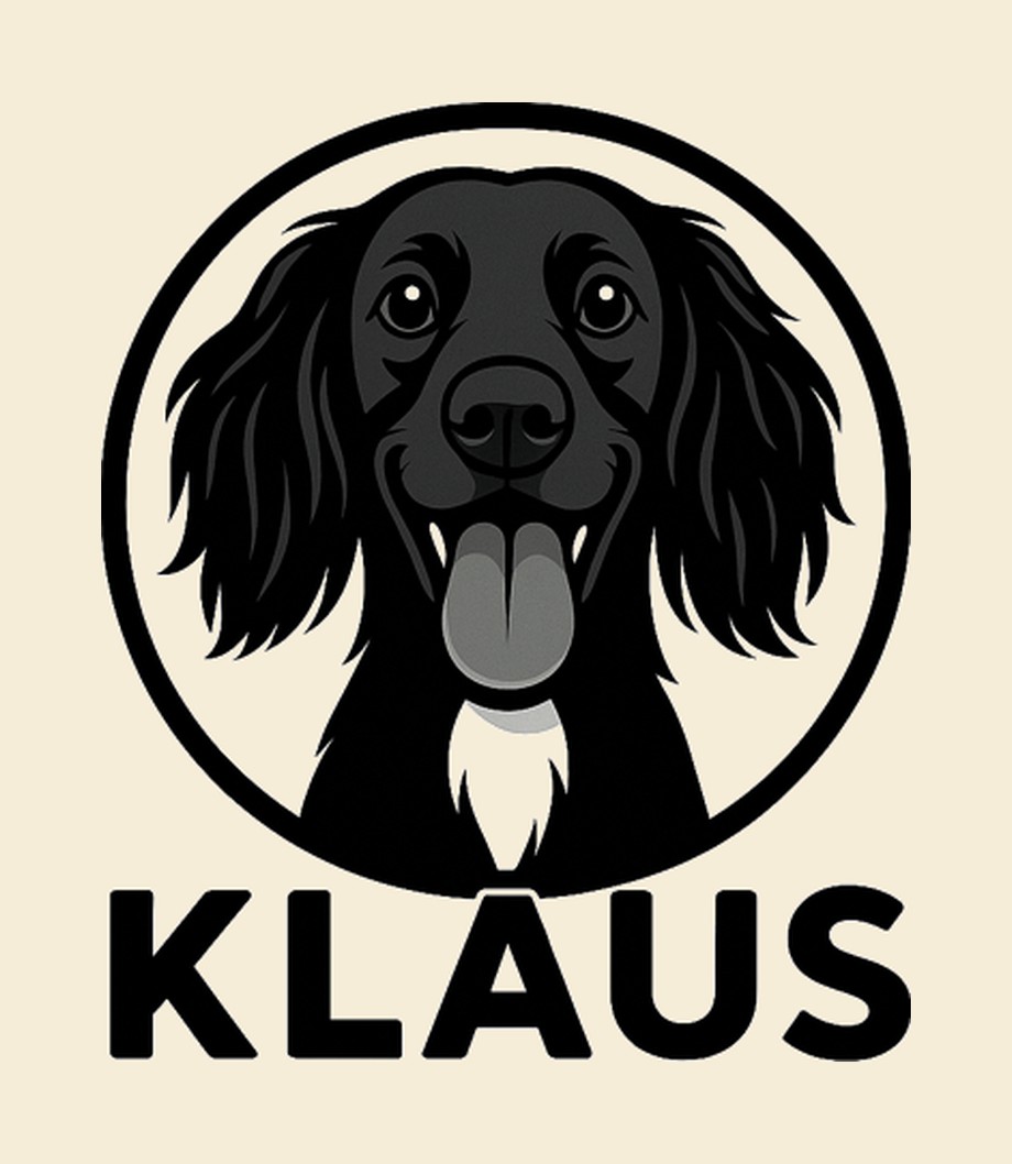 Illustration of Klaus the dog
